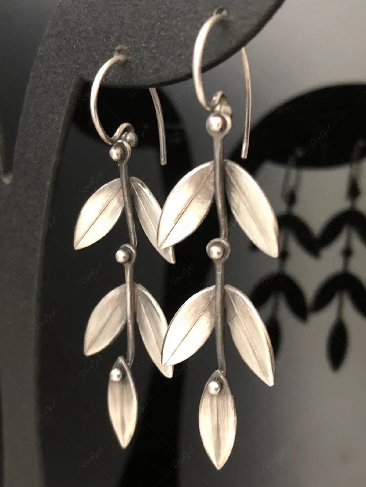 Outfits Bohemian Vintage Layered Leafs Drop Earrings  