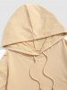 Men's Vintage Gothic Style Butterfly Eye Hands Pattern Kangaroo Pocket Pullover Hoodie -  
