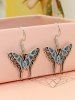 Fashion Vintage Butterfly Shape Drop Earrings -  
