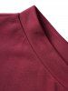 Plus Size Twist Round Neck Casual Top -  