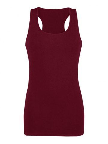 Plus Size Skew Neck Sheer Lace Blouse and Racerback Tank Top