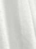Men's Plain Color See-through Openwork Design Button Front Long Sleeves Shirt -  
