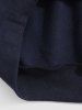 CALIFORNIA Embroidery Two Tone Colorblock Raglan Sleeves Fleece Lined Thermal Quarter Zip Sweatshirt -  