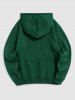 Men's Matching Athleisure Style Sweatsuit Co Ord Letter California Mountain Graphic Printed Drawstring Thermal Fleece Lined Pullover Hoodie and Jogger Pants Two Piece Set -  