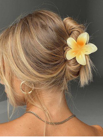 Vacation Flower Shaped Hair Claw