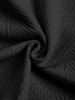 Geometric Textured Short Sleeves Basic T-shirt -  