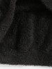 Men's Retro Ethnic Aztec Printed Fluffy Fleece Kangaroo Pocket Pullover Hoodie -  