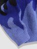 Y2K Aesthetic Flame Graphic Casual Sweater -  