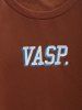 VASP Embroidery Colorblock Fleece Line Thermal Sweatshirt -  