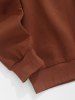 VASP Embroidery Colorblock Fleece Line Thermal Sweatshirt -  