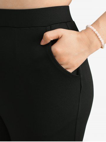 Plus Size Twist Pentagram Tassel Leggings