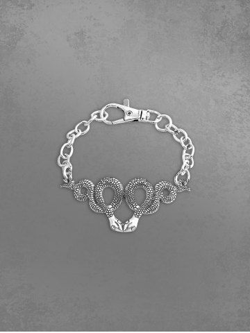 Bracelet en Forme de Serpent Style Vintage Gothique
