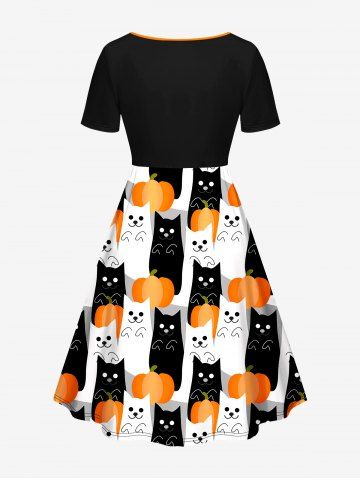 Plus Size Cat Dress