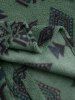 Ethnic Aztec Geo Printed Polar Fleece Fluffy Shacket -  