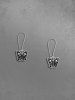 Skull Butterfly Shaped Vintage Earrings -  