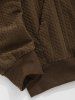 Men's Daily Casual V Shaped Faux Fur Drawstring Patched Design Long Sleeve Kangaroo Pocket Pullover Hoodie -  