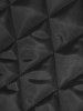 Women's Daily Solid Color Quilted Padded Puffer Design Ruched Strap Shoulder Bag -  