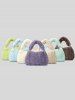 Sac Fourre-tout D'Hiver Fourré en Couleur Unie en Fausse Fourrure pour Femme - café lumière 