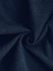 Men's Plain Color Front Pocket Design Button Down Long Sleeves Corduroy Shirt -  