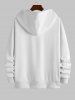 Men's BROOKLYN NEW YORK Pattern Front Pocket Zip Fly Fleece-lined Hoodie -  