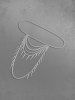 One Shoulder Rivet Tassel Body Chain -  