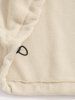 Men's Plain Color Front Pocket Button Design Fuzzy Polar Fleece Pullover Hoodie -  