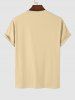 LOS ANGELES Letter Print Short Sleeves Tee -  