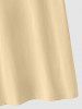 LOS ANGELES Letter Print Short Sleeves Tee -  