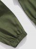 Men's Streetwear Solid Color Multi-pockets Design Techwear Beam Feet Drawstring Cargo Pants -  