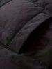 Dual Zip Hooded Pocket Colorblock Faux Twinset Puffer Padded Coat -  