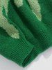 Y2K Aesthetic Flame Graphic Casual Sweater -  