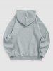 Men's Matching Co Ord Athleisure Style Casual Jacquard Textured Front Pocket Drawstring Pullover Hoodie and Tapered Pants Two Piece Set -  