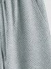 Men's Matching Co Ord Athleisure Style Casual Jacquard Textured Front Pocket Drawstring Pullover Hoodie and Tapered Pants Two Piece Set -  