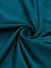 Robe à Capuche Mouchoir Papillon de Grande Taille à Lacets - Bleu L | US 12