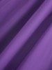 Robe Mi-Longue Linge A Ceinturée Tressée à Manches de Cloche Grande Taille - Pourpre  1X | US 14-16