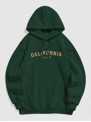 Embroidery CALIFORNIA Fleece Lining Essentials Hoodie -  