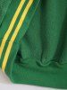 Men's GREAT SMOKY MOUNTAINS Sun Embroidered Ribbed Crew Neck Fluffy Teddy Fleece Pullover Sweatshirt -  
