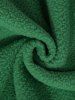 Men's GREAT SMOKY MOUNTAINS Sun Embroidered Ribbed Crew Neck Fluffy Teddy Fleece Pullover Sweatshirt -  