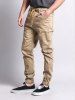 Men's Daily Casual Solid Color Slant Pockets Drawstring Beam Feet Pants -  