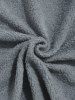 Corduroy Pocket Spliced Fluffy Teddy Jacket -  