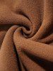 Colorblock Jacquard Polar Fleece Beam Feet Pants -  