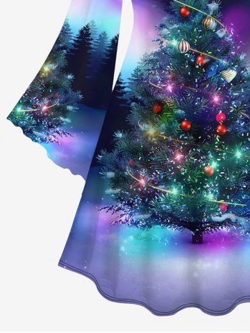 Plus Size Christmas Tree Dress