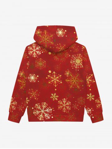 Red snowflake online hoodie