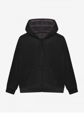 Sweat à Capuche Zippé Homme - Léger, Décontracté, Pour Sport, Fitness Et Quotidien, Coupe Confortable Toute L'année