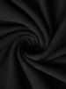 Open Front Long Belted Hooded Top And Solid Color Tank Top Set -  