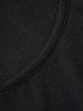 Open Front Long Belted Hooded Top And Solid Color Tank Top Set -  