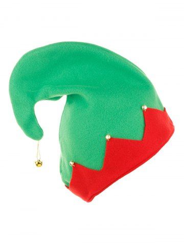 Chapeau de Noël Cloche Bicolore - GREEN