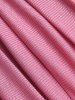 Plus Size Cowl Neck Detachable Collar Cinched Ruched Ribbed Solid Long Sleeves T-shirt -  