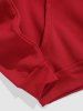 Dynasty Chinese Character Dragon Oriental Graphic Fleece Lining Pullover Hoodie -  