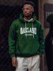 OAKLAND Embroider Fleece-lined Hoodie -  